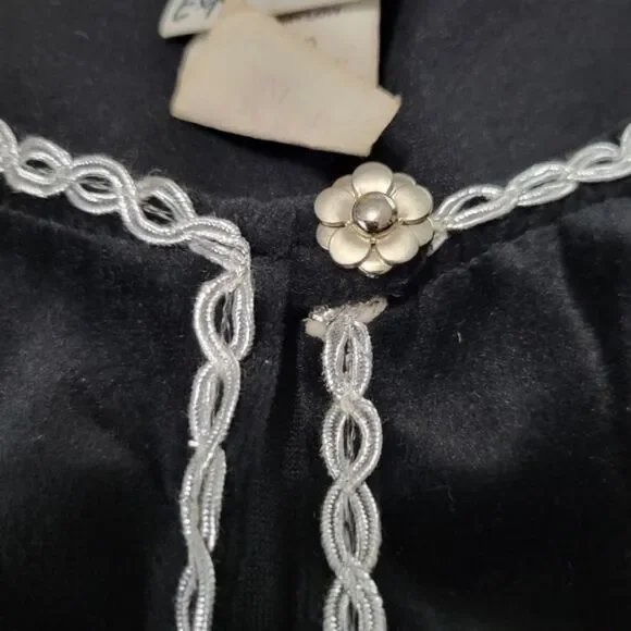 Y2K Vintage Top Size 12 Vintage Expressions Long Sleeve Shirt Crop Top Y2K Vibes - Picture 5 of 7